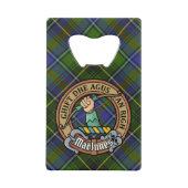 Clan MacInnes Crest sur Tartan (Devant)