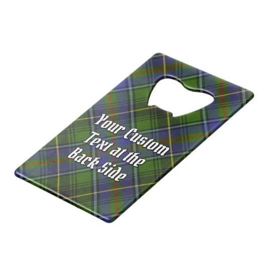 Clan MacInnes Crest sur Tartan (Dos Angle)