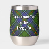 Clan MacInnes Crest sur Tartan (Arrière)
