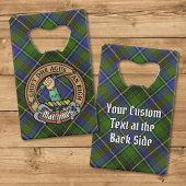Clan MacInnes Crest sur Tartan