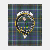 Clan MacInnes Modern Tartan Pset Fleece Deken (Voorkant)