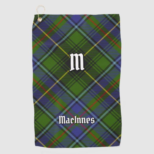 Clan MacInnes Tartan Golfhanddoek (Voorkant)