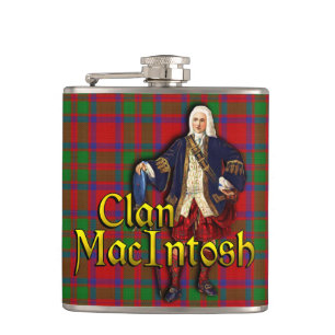 Clan MacIntosh Old Scotland Heupfles
