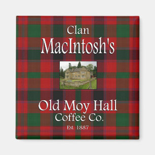 Clan MacIntosh's Old Moy Hall Coffee Co. Magneet