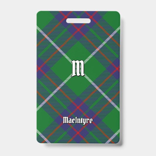 Clan MacIntyre Chasse Badge Tartan (Avant)