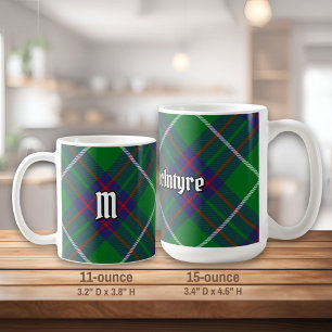 Clan MacIntyre Chasse Tartan Café Mug