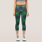 Clan MacIntyre Chasse Tartan Capri Leggings (Recto)