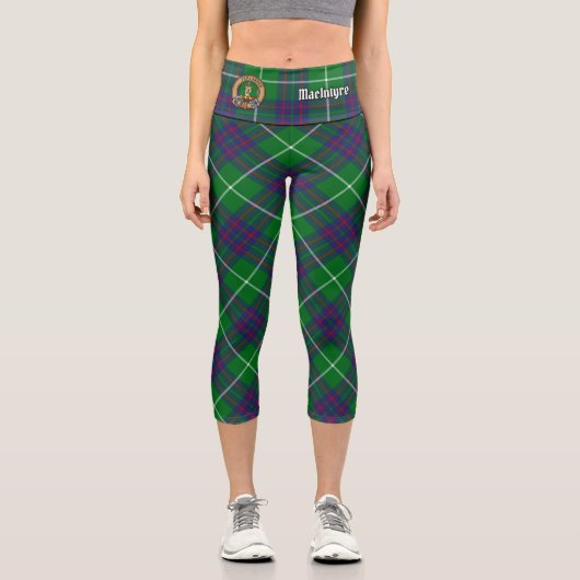 Clan MacIntyre Chasse Tartan Capri Leggings (Recto)