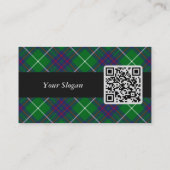 Clan MacIntyre Chasse Tartan Carte de visite (Dos)