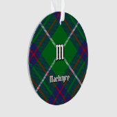 Clan MacIntyre Chasse Tartan Ornament (devant)