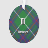 Clan MacIntyre Chasse Tartan Ornament (devant)