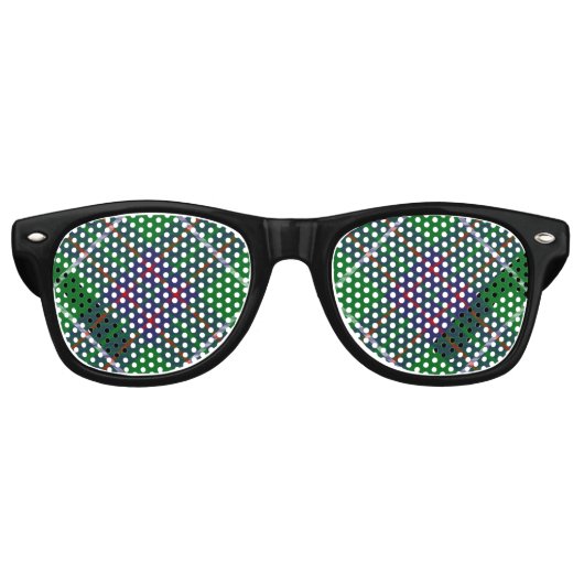 Clan MacIntyre Chasse Tartan Retro Lunettes de sol (Devant)
