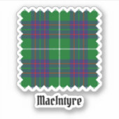 Clan MacIntyre Chasse Tartan Sticker (Devant)