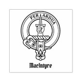Clan MacIntyre Crest Rubber Stamp Rubberstempel (Afrduk)