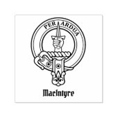 Clan MacIntyre Crest Self-Inking Stamp Zelfinktende Stempel (Design)