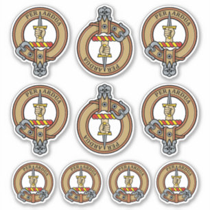 Clan MacIntyre Crest Sticker Set