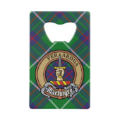 Clan MacIntyre Crest sur Tartan (Devant)