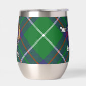 Clan MacIntyre Crest sur Tartan (Gauche)