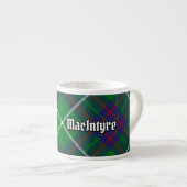 Clan MacIntyre Hunting Tartan Espresso Cup Kop (Voorkant rechts)