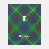 Clan MacIntyre Hunting Tartan Fleece Blanket (Voorkant)
