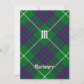 Clan MacIntyre Hunting Tartan Uitnodiging (Voorkant)