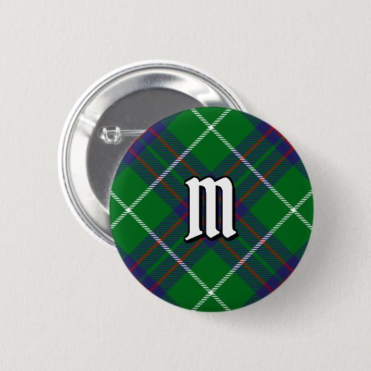 Clan MacIntyre Tartan Button (Voorkant /achterkant)