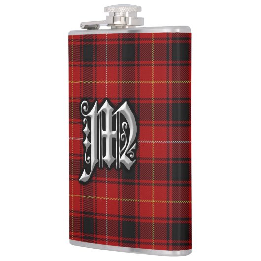 Clan MacIver MacIvor Tartan Old Scotland Flask Heupfles (Links)
