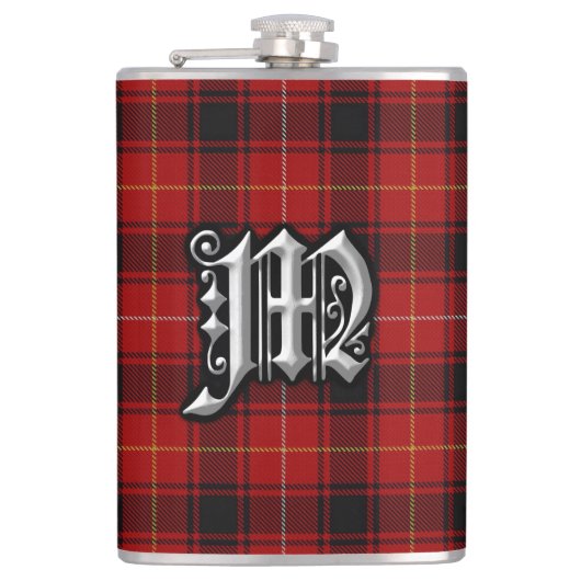 Clan MacIver MacIvor Tartan Old Scotland Flask Heupfles (Voorkant)