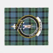 Clan MacKay Ancient Tartan Pset Fleece Deken (Voorkant (Horizontaal))