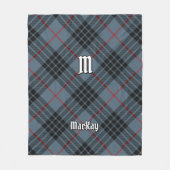 Clan MacKay Blue Tartan Fleece Deken (Voorkant)