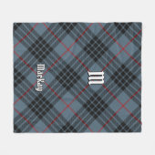 Clan MacKay Blue Tartan Fleece Deken (Voorkant (Horizontaal))
