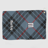 Clan MacKay Blue Tartan Golfhanddoek (Horizontaal)