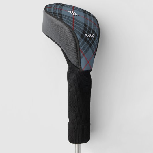 Clan MacKay Blue Tartan Golfheadcover (Schuin)