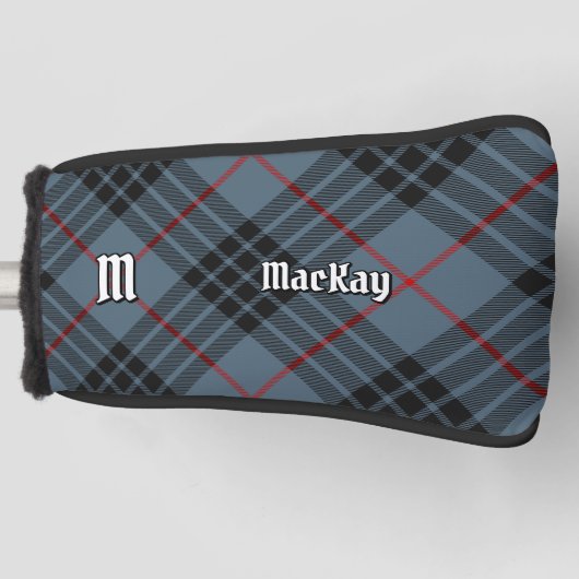 Clan MacKay Blue Tartan Golfheadcover (Voorkant)