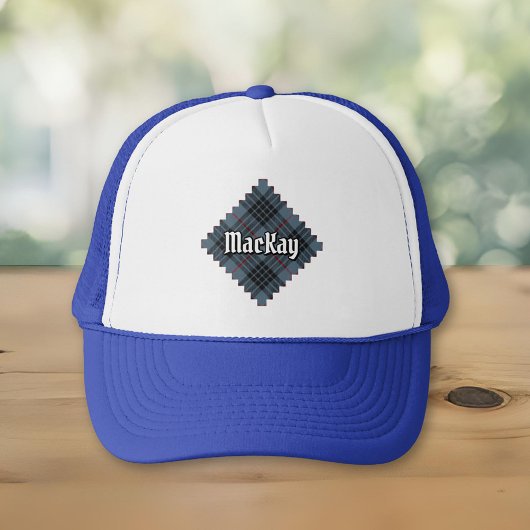 Clan MacKay Blue Tartan Trucker Pet