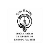 Clan Mackay Crest Badge  Rubberstempel (Afrduk)