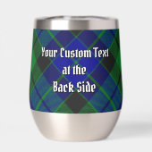 Clan MacKay Crest over Tartan (Achterkant)