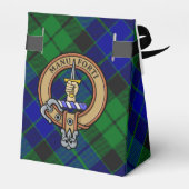 Clan MacKay Crest over Tartan Bedankdoosjes (Achterkant)