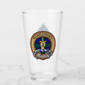 Clan MacKay Crest over Tartan Glas (Voorkant)