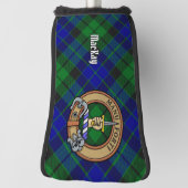 Clan MacKay Crest over Tartan Golfheadcover (Draai 90)