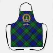 Clan MacKay Crest over Tartan Schort (Voorkant)