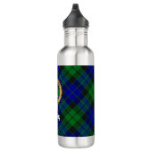 Clan MacKay Crest over Tartan Waterfles (Rechts)