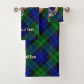 Clan MacKay Crest sur Tartan (En situation)