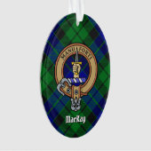 Clan MacKay Crest sur Tartan (devant)