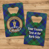 Clan MacKay Crest sur Tartan