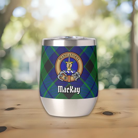 Clan MacKay Crest sur Tartan