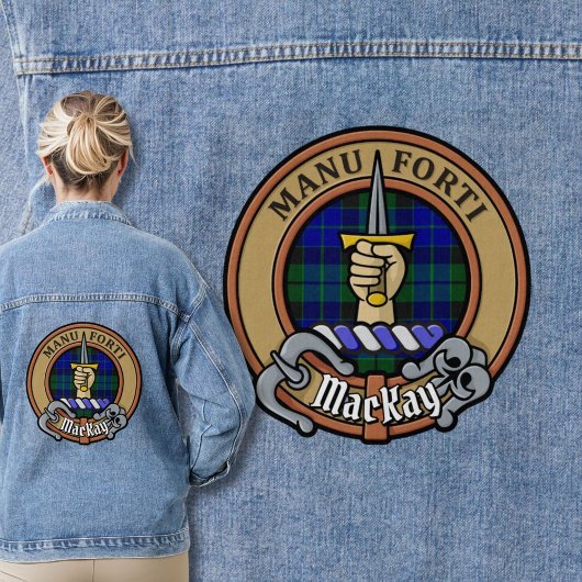 Clan MacKay Crest sur Tartan