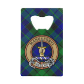 Clan MacKay Crest sur Tartan (Devant)