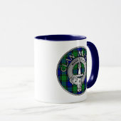 Clan MacKay Crest & Tartan Mug (Devant droit)