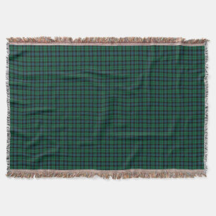 Clan MacKay Green en Blue Scottish Tartan Deken